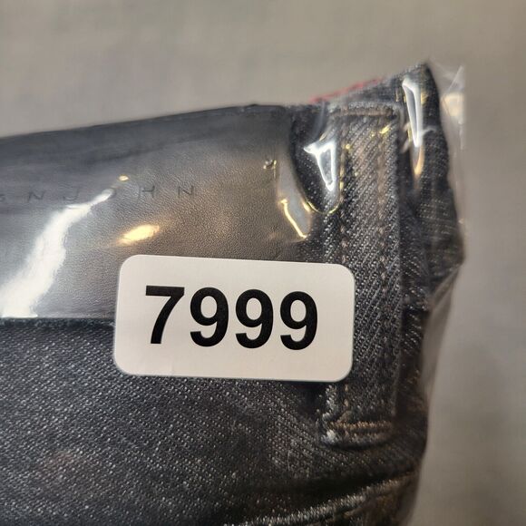 Sean John Jeans Mens 38x30 Black Hamilton Straight Leg Distressed Denim - Picture 10 of 10